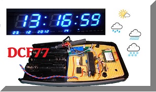 DCF77 tijd en weer meteotime decoder 